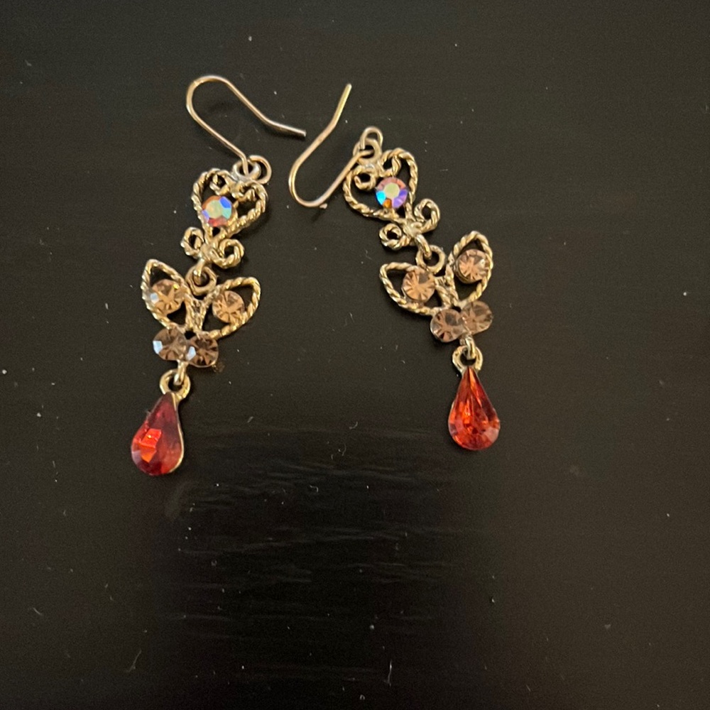 Hanging earrings